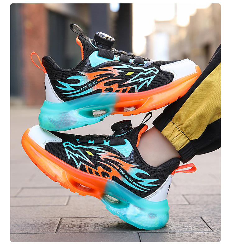 国潮中国风布鞋男童篮球鞋2024夏季新款网面儿童鞋子男孩跑步运动鞋大童透气网鞋详情19