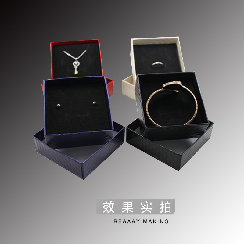Diamond-patterned jewelry boxes, packaging boxes, bracelets, rings, gift boxes, pearl jewelry boxes, necklace boxes, all exude a sense of luxury pic 7