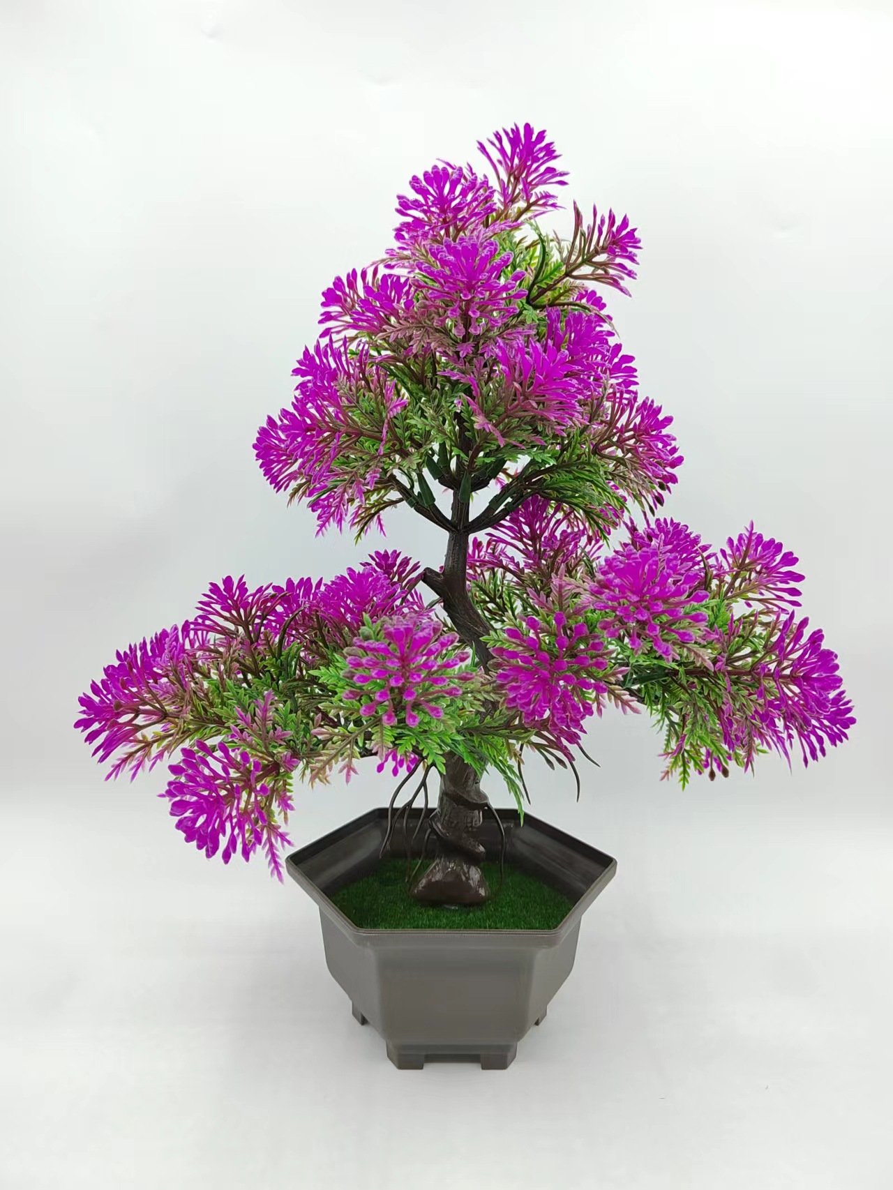 Hongsheng Simulation Craft Creative Simulation pine Bonsai, special tower pine bonsai, hotel and home beautification decoration display pic 3