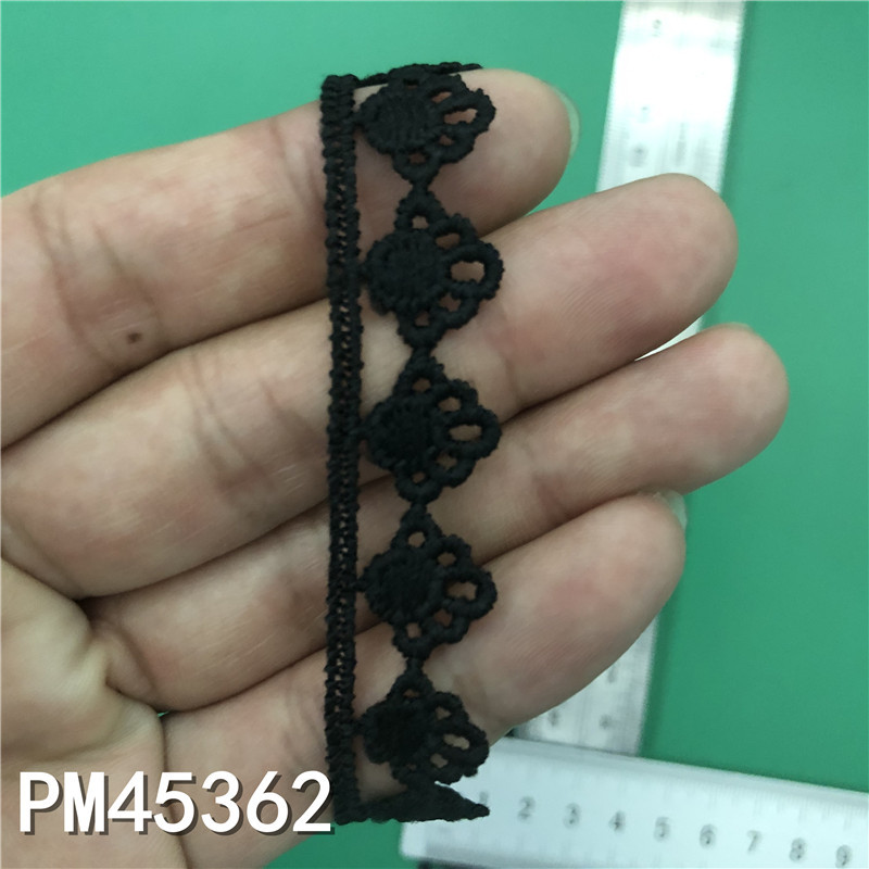 New Lolita embroidery water-soluble lace, milk silk single-sided small flower wave lace, lace with barcode pic 8