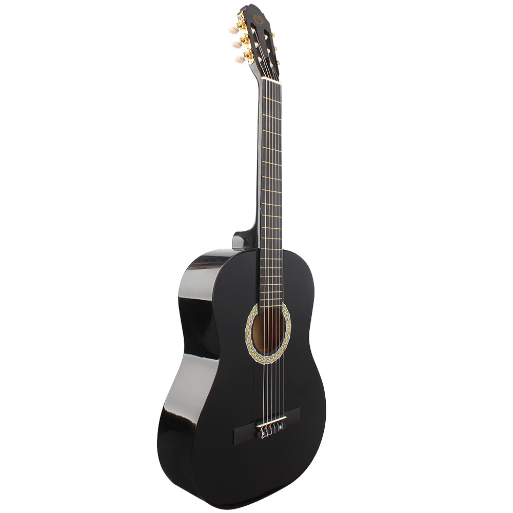 38寸古典吉他成人初学木吉他圆角吉他椴木包边外贸批发guitar乐器详情13