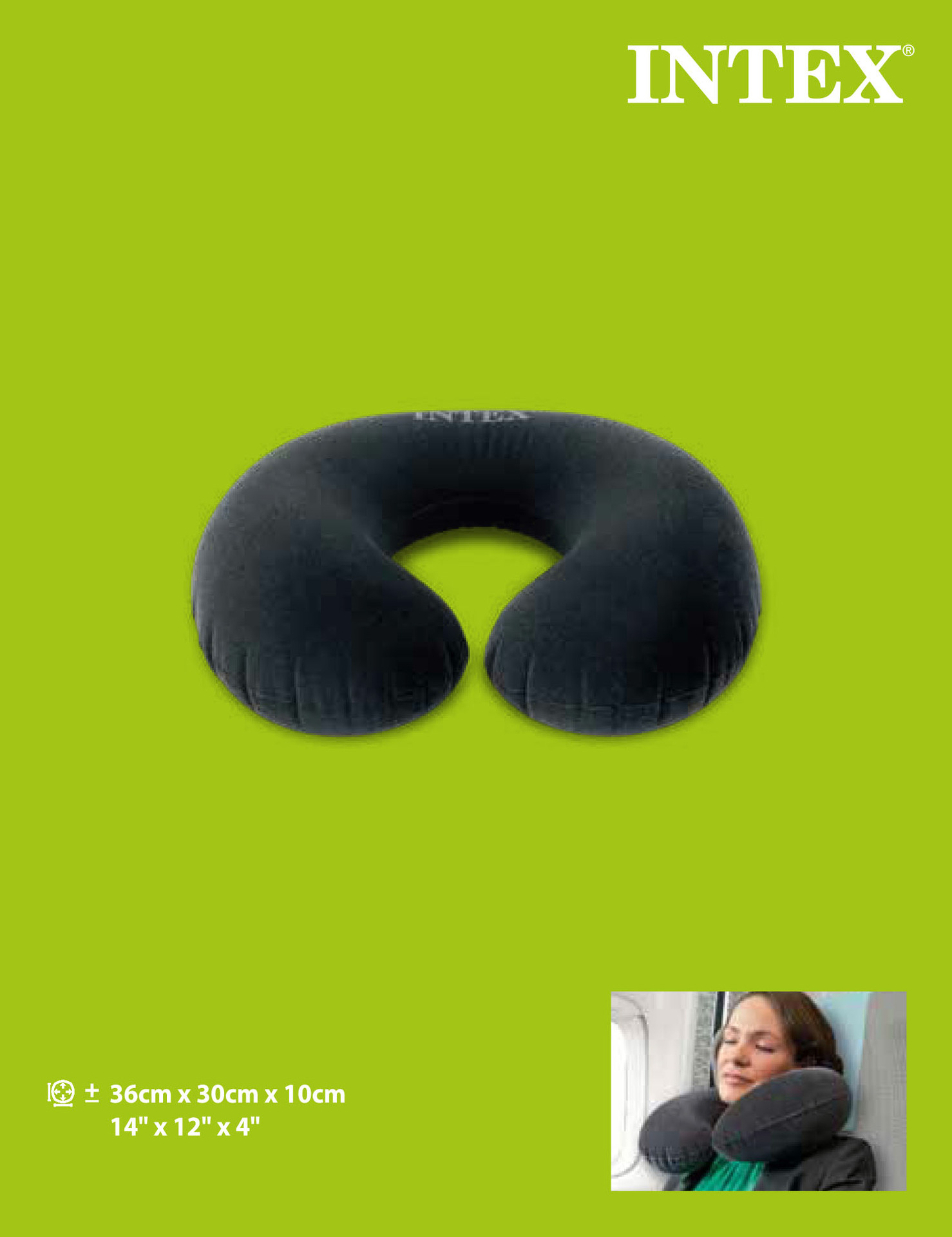 INTEX 68675 充气枕头成人U型枕 旅行枕午睡枕户外家居详情1