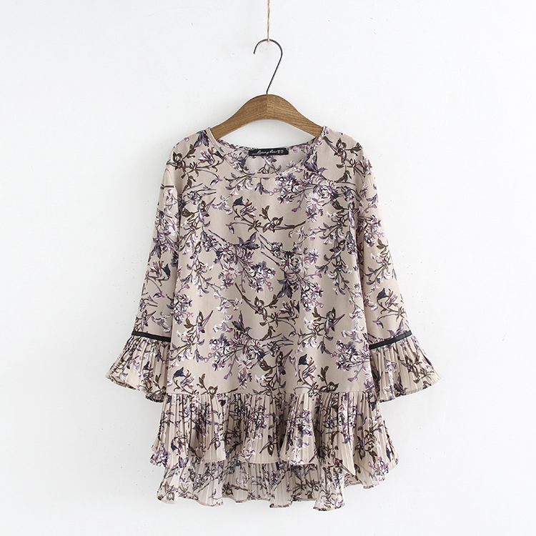 中老年大码女装妈妈2021春装遮肚打底衫中年洋气胖妈妈大肚子小衫详情4