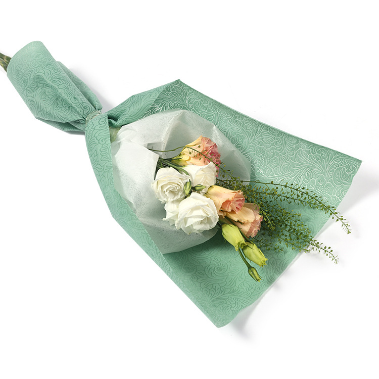 Estampado no tejido floral bouquet de flores paquete de papel papel floral día de san valentín diy material de florista arte floral embalaje de flores pic 15