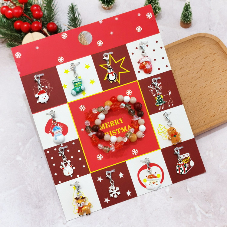 【可以】跨境圣诞创意DIY手链儿童串珠手链首饰套装圣诞节礼物详情7