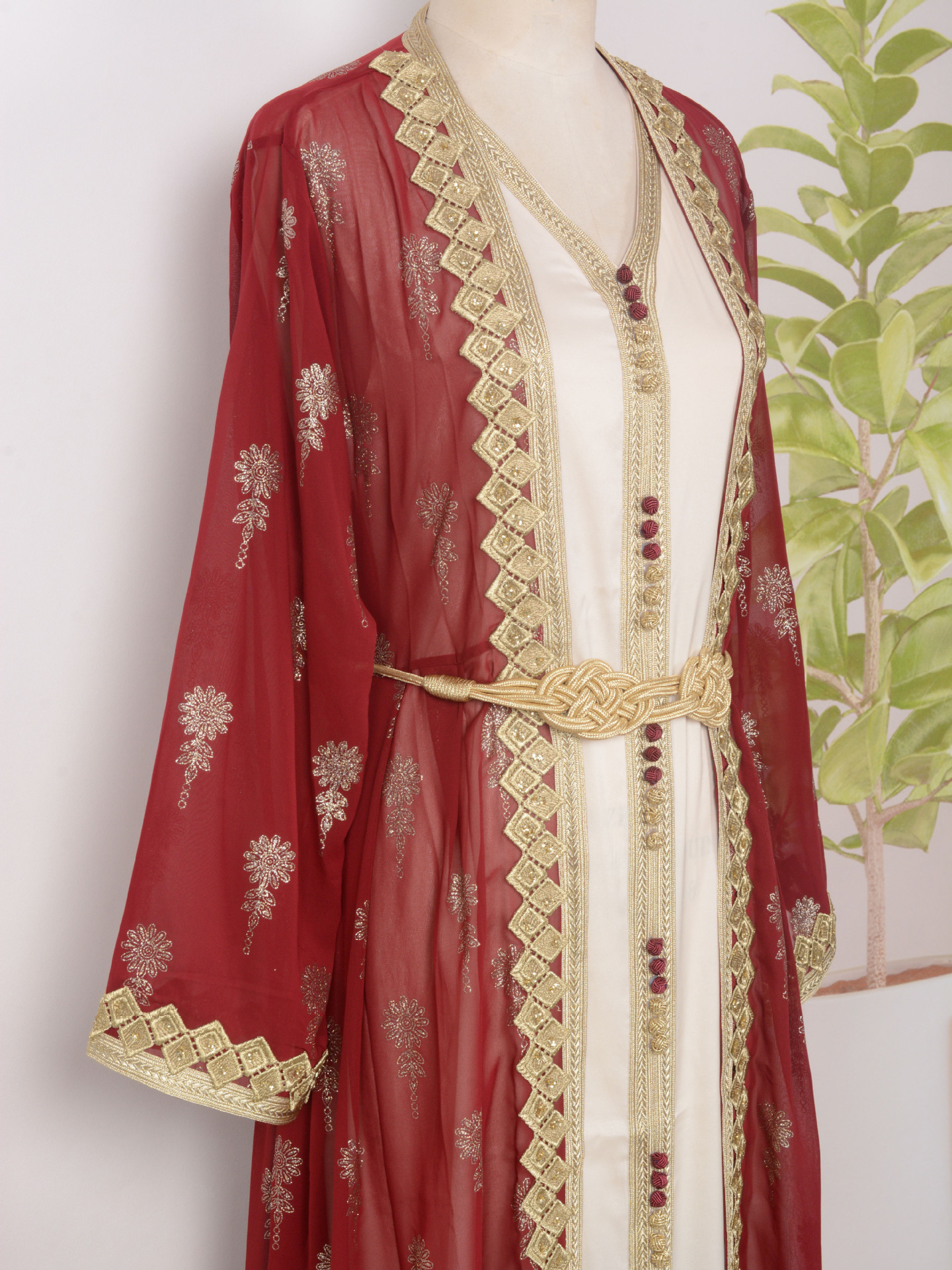 MT029 Middle East Cross-border Trade Arab Clothing, robes, embroidered cardigans, vests, two-piece dresses, ebay pic 50