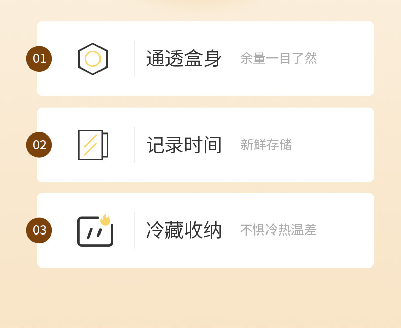 pet高透明饺子盒 计时保鲜盒透明食品塑料速冻食品馄饨水饺盒子0414详情3