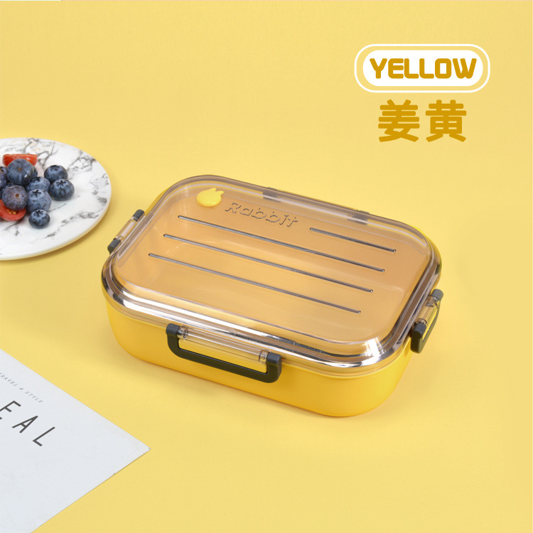 食品级PP塑料大容量密封饭盒创意学生食品级午餐盒野餐简约便当盒详情13