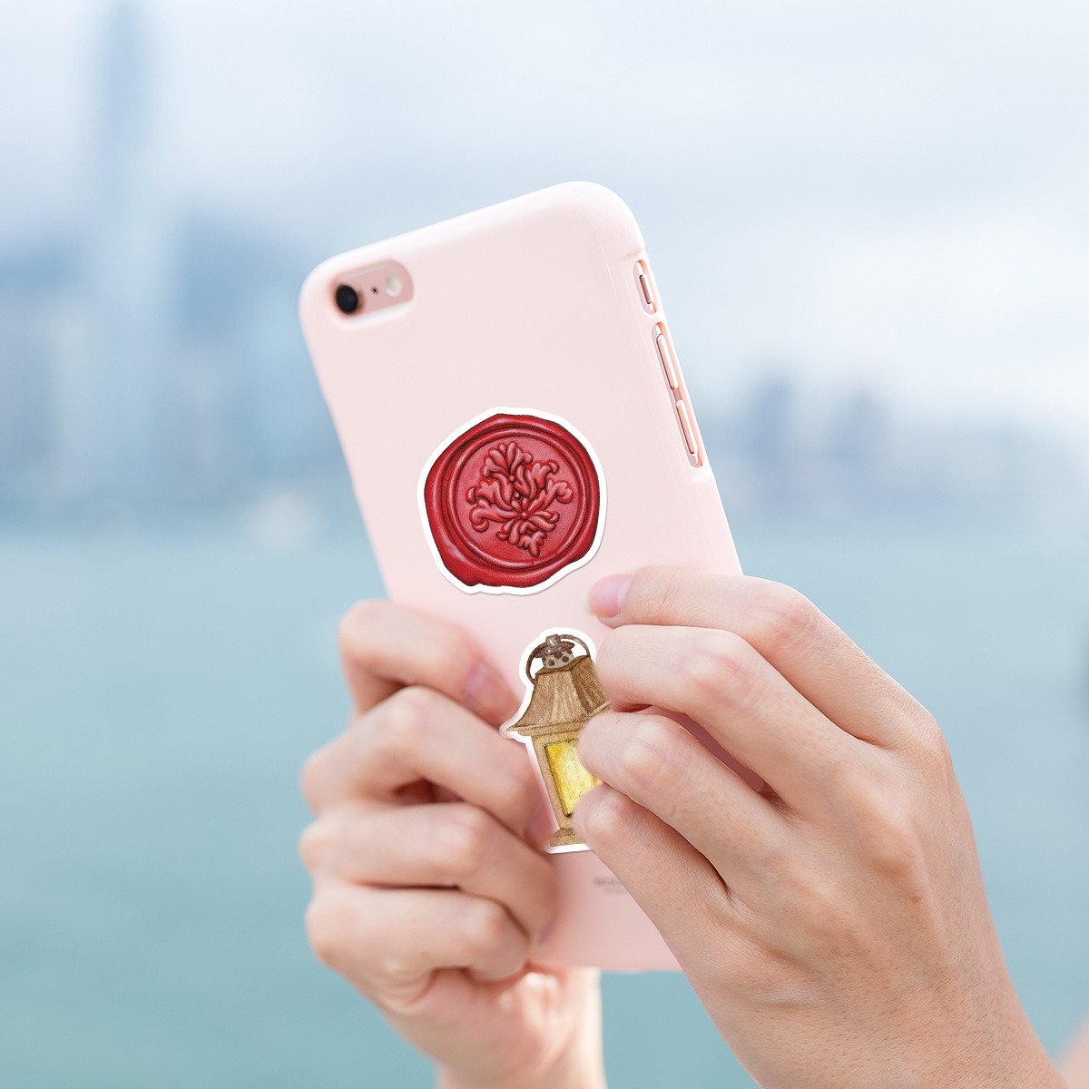 100张复古风复古涂鸦贴纸儿童DIY贴画水行李箱杯防水装饰贴纸批发详情11