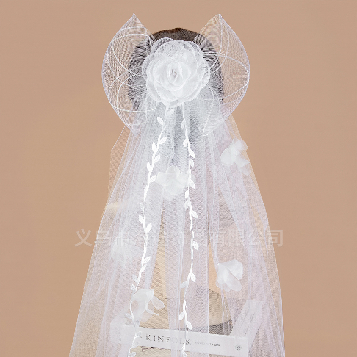 Forest-themed, elegant and new super fairy-like veil for brides, main wedding dress headwear, photo shoots, and props. Direct supply from the manufacturer pic 1
