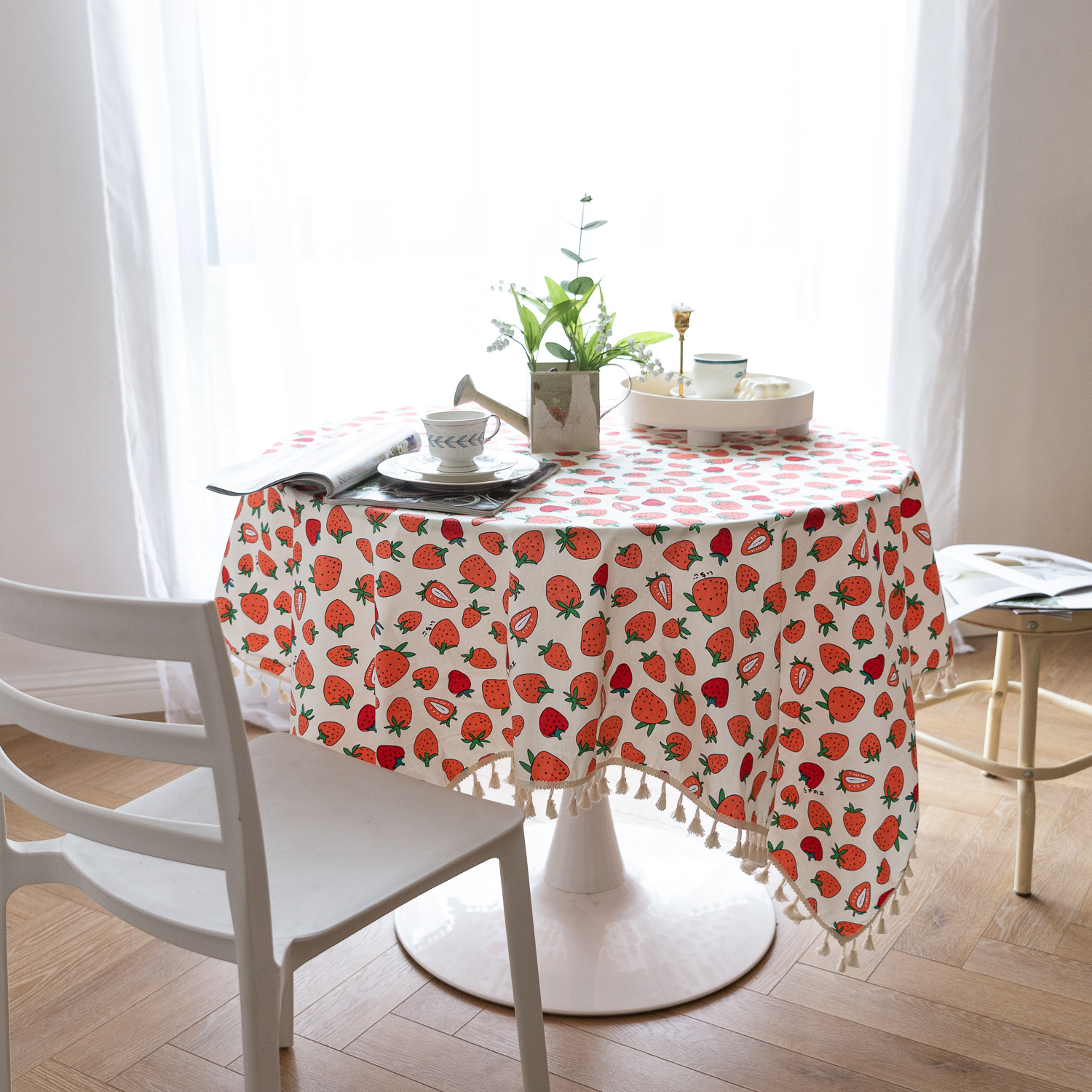Tablecloths, fresh and simple tablecloths, country-style strawberry table MATS, table covers, Japan, South Korea, Taiwan, Hong Kong, foreign trade pic 19