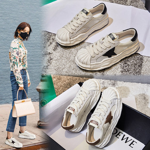 吸膜底真皮单鞋女2022秋季新款女士厚底透气小皮鞋休闲时尚女鞋潮详情3