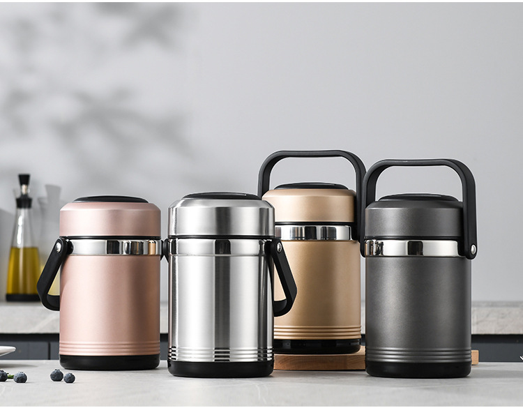 304不锈钢饭盒大容量真空保温提锅三层多层学生便当盒保温桶批发详情19