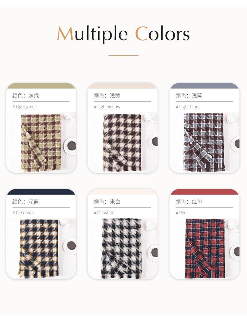 加长围巾女冬季柔软亲肤保暖高级感百搭加厚披肩男士围巾学生礼物详情5