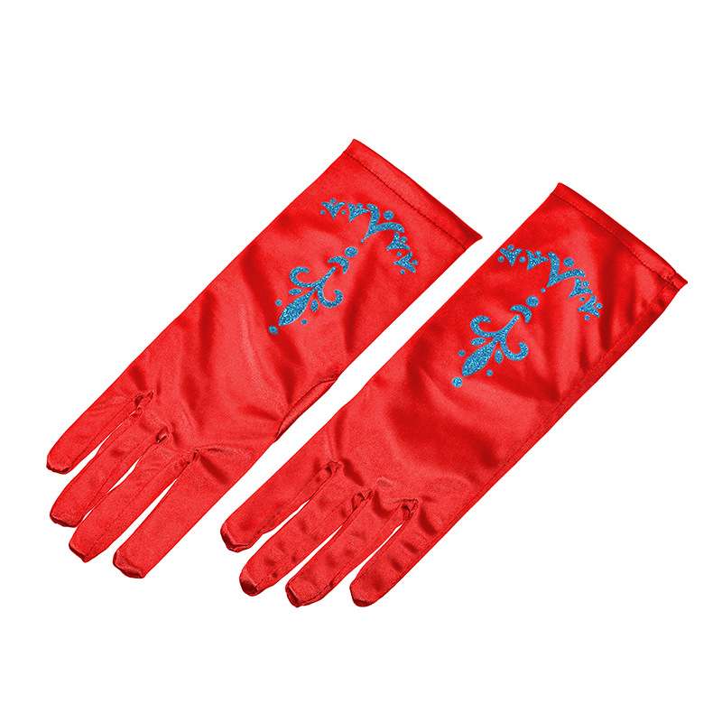 婚庆产品厂家直供新款多色手套冰雪奇缘儿童舞台演出五指手套服装配饰批发详情14