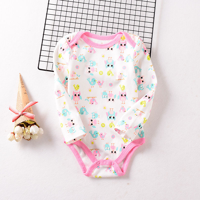 Summer 2021 new long-sleeved and short-sleeved crawling suits for infants and children aged 0-1, cartoon crawling suits, foreign trade miscellaneous styles, long-sleeved and short-sleeved crawling suits pic 40