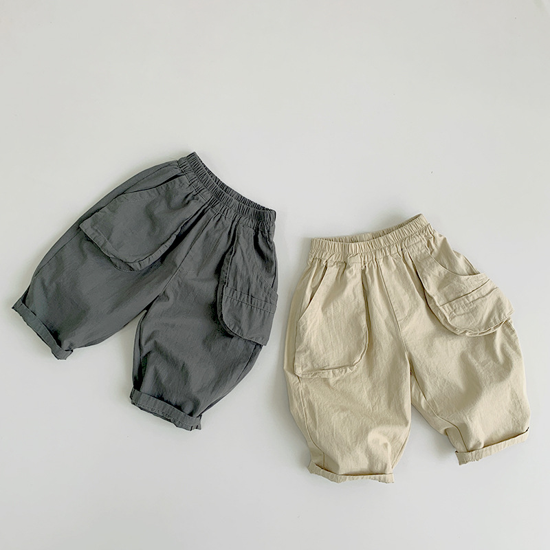 童裝男女童春夏裤子儿童宽松阔腿裤中小童韩版新款潮湖州织里批发详情13