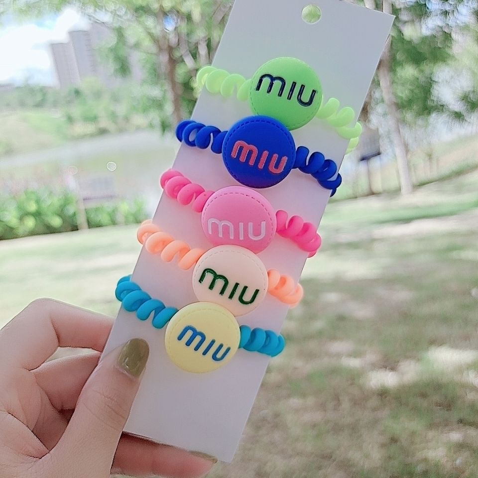 Candy miu phone lanyard, phone ring, telephone line, hair ring, hair rope, high-elasticity rubber band, hair tie, ponytail hair rope, hair accessory pic 10