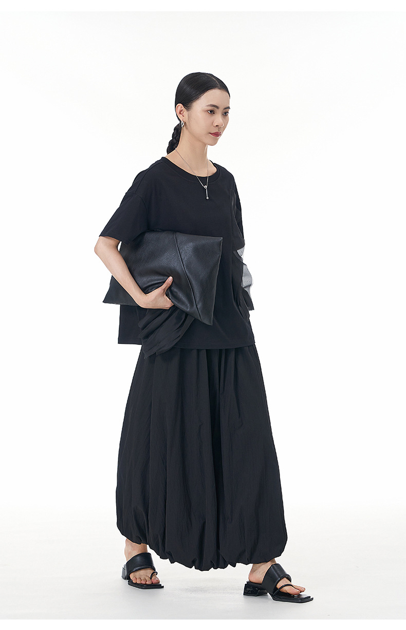 大码女装2025夏新宽松纱网拼接纯棉短袖T恤气质韩版显瘦上衣68852详情11