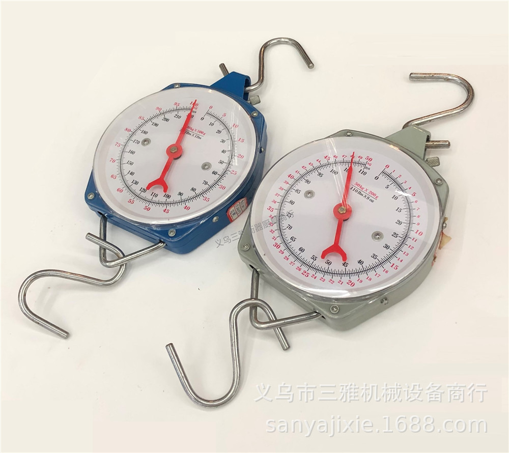 Commercial kilogram hanging scales, large mechanical pointer dial hook scales, 50 to 200kg spring scales for export pic 6