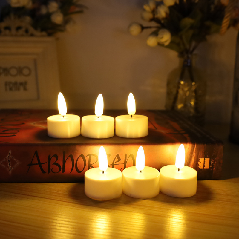 Bullet-shaped tea wax electronic candle LED tea wax simulation small candle pic 5