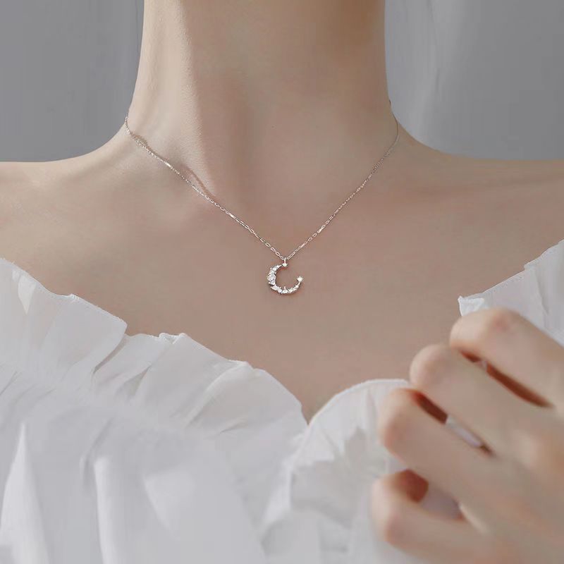 s925银轻奢项链百搭潮锁骨链女蝴蝶简约小众高级感气质毛衣链饰品详情18