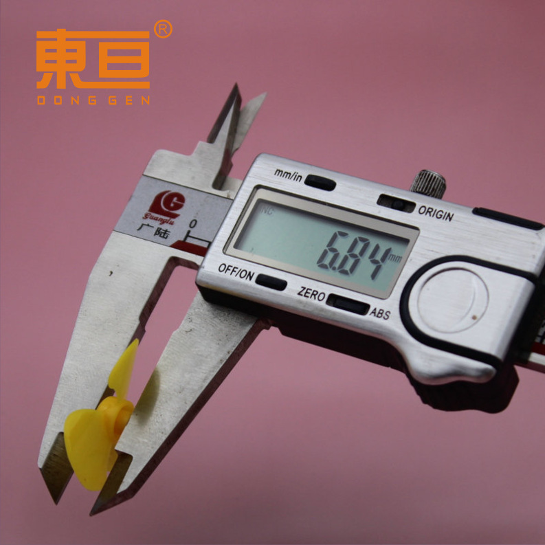 Φ303Y1A Yellow 30 three-blade propeller fan blade 1mm hole fan blade paddle technology model parts pic 3