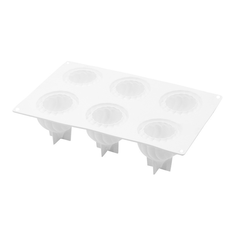 6连洋葱头旋风糕硅蛋胶模具白色慕斯意大利烘焙法式甜品DIY蛋糕模详情9