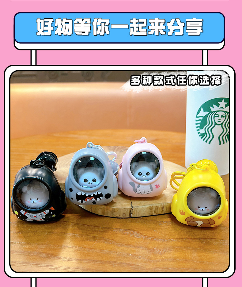 Cute little bear schoolbags, night lights, keychains, popular atmosphere lights, key chains, bags, pendants, claw machines, gift wholesale pic 10