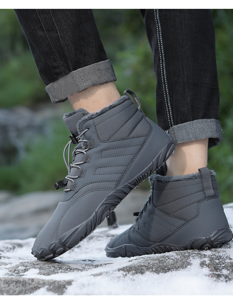 跨境新款棉靴男女休闲棉鞋加绒加厚雪地靴保暖情侣高帮棉靴厂代发详情27