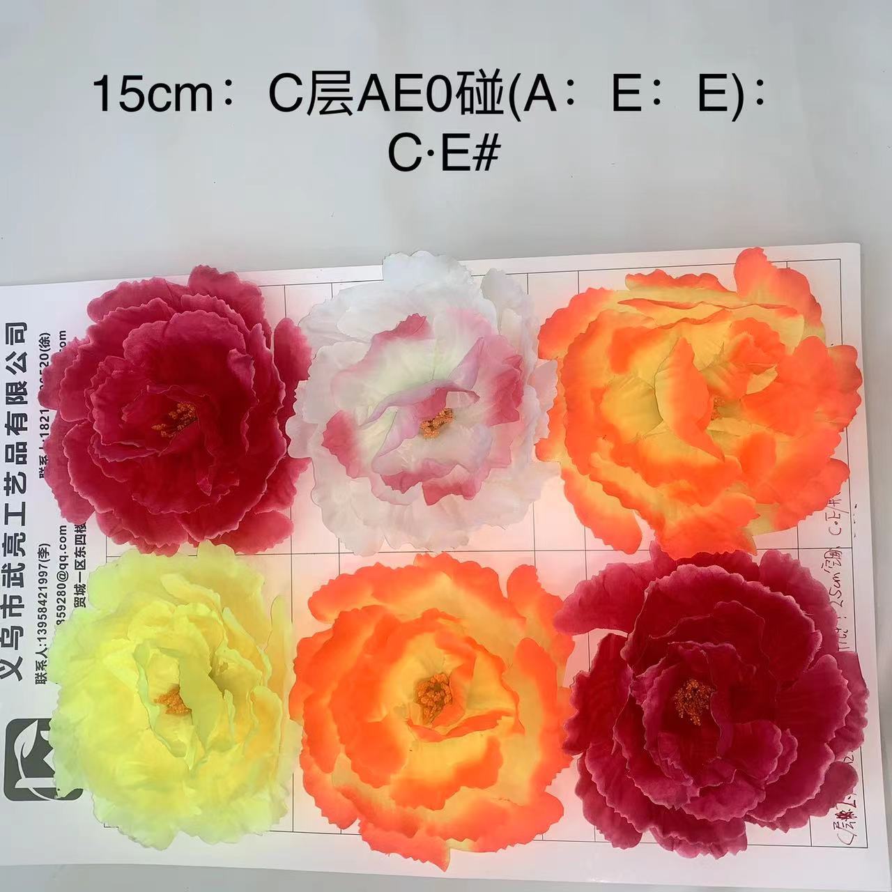 A comprehensive collection of artificial peony flowers, hibiscus flowers, cheap and beautiful headbands, clothing flowers, super grand artificial flower heads wholesale pic 13