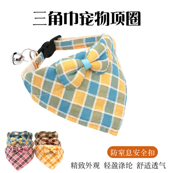 宠物贴布项圈狗狗猫咪项圈单脚印爪印铃铛项圈猫扣项圈爆款项圈详情14