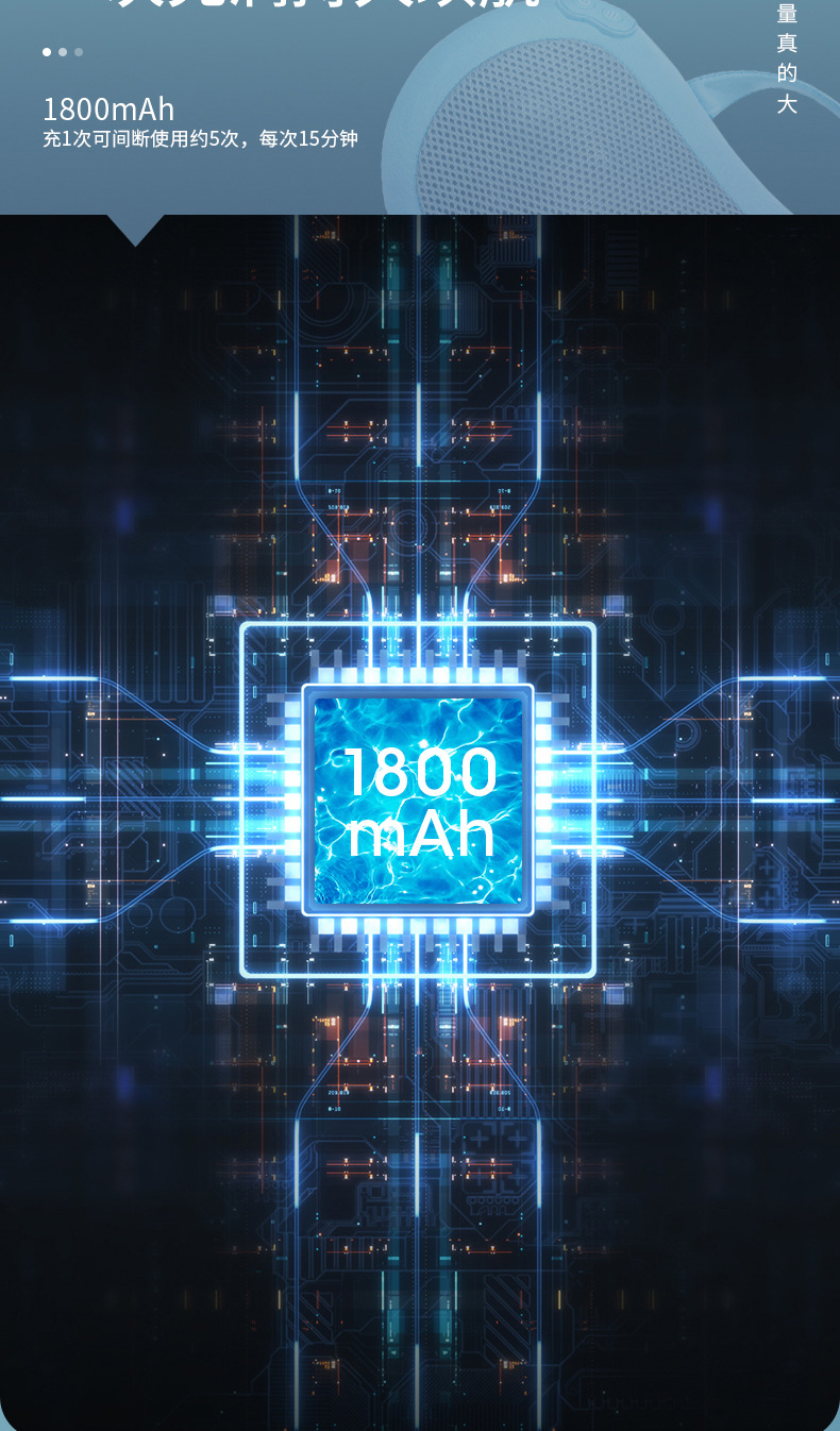 Portable and portable neck massage device, car charging, multi-functional heating for neck, shoulder and neck, home cervical massage pillow pic 20