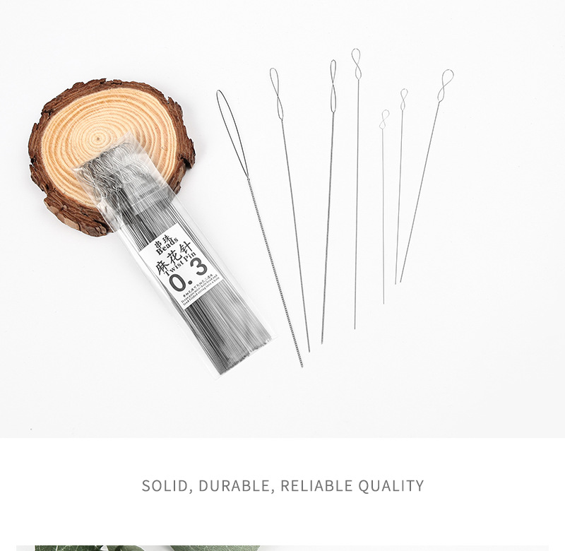 厂家串珠针手工diy串珠超细穿珠工具 大眼麻花针串珠器引线针批发详情25