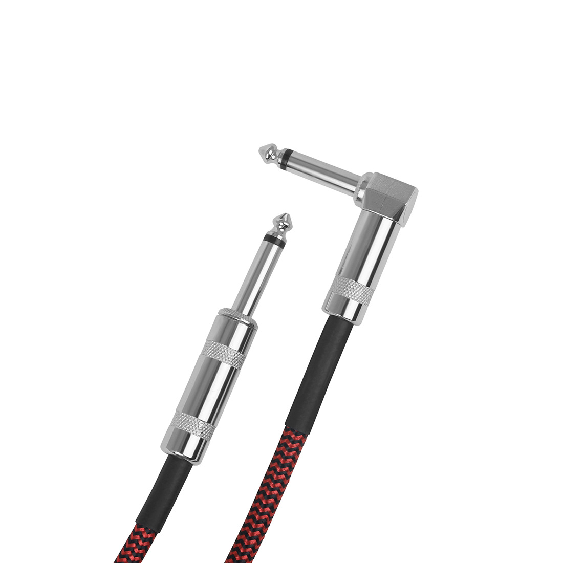 LADE编织连接线民谣电箱贝斯电吉他连接线降噪线6.35mm音频连接线详情13