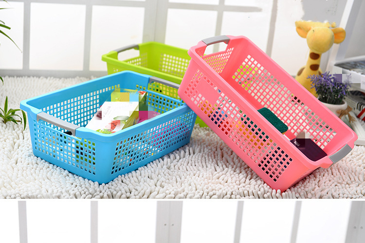Desktop storage baskets, cosmetics and snacks storage wholesale, kindergarten storage baskets, toy storage baskets pic 12
