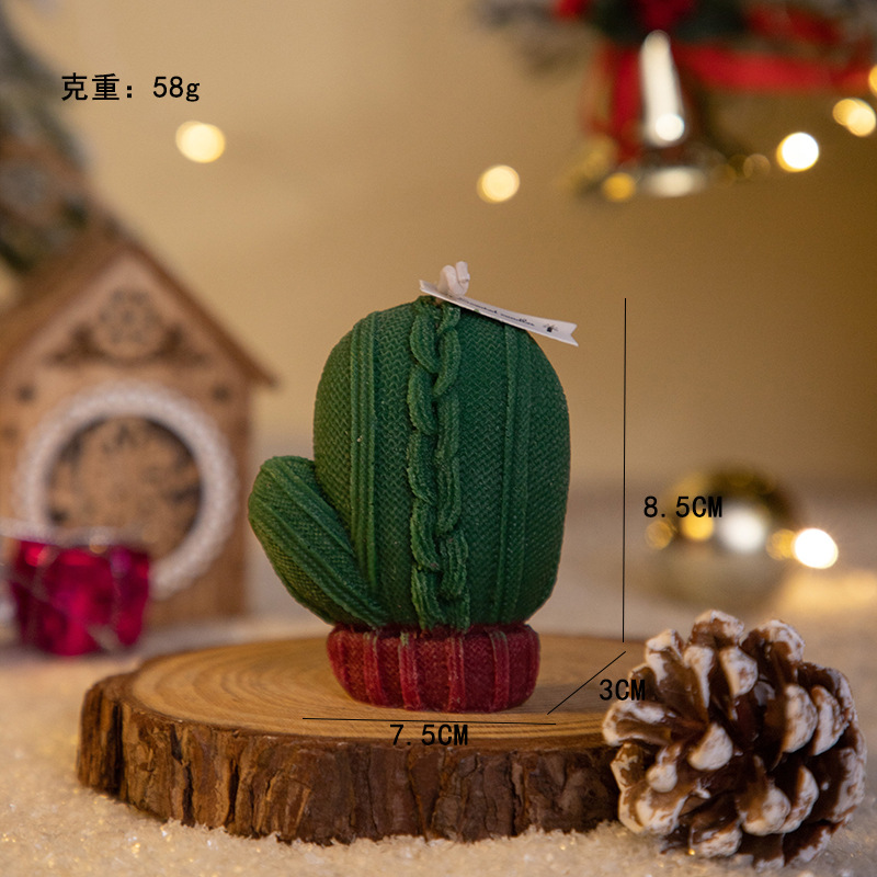 圣诞手套香薰蜡烛伴手礼ins创意家居摆饰套装拍摄道具节日礼品详情15