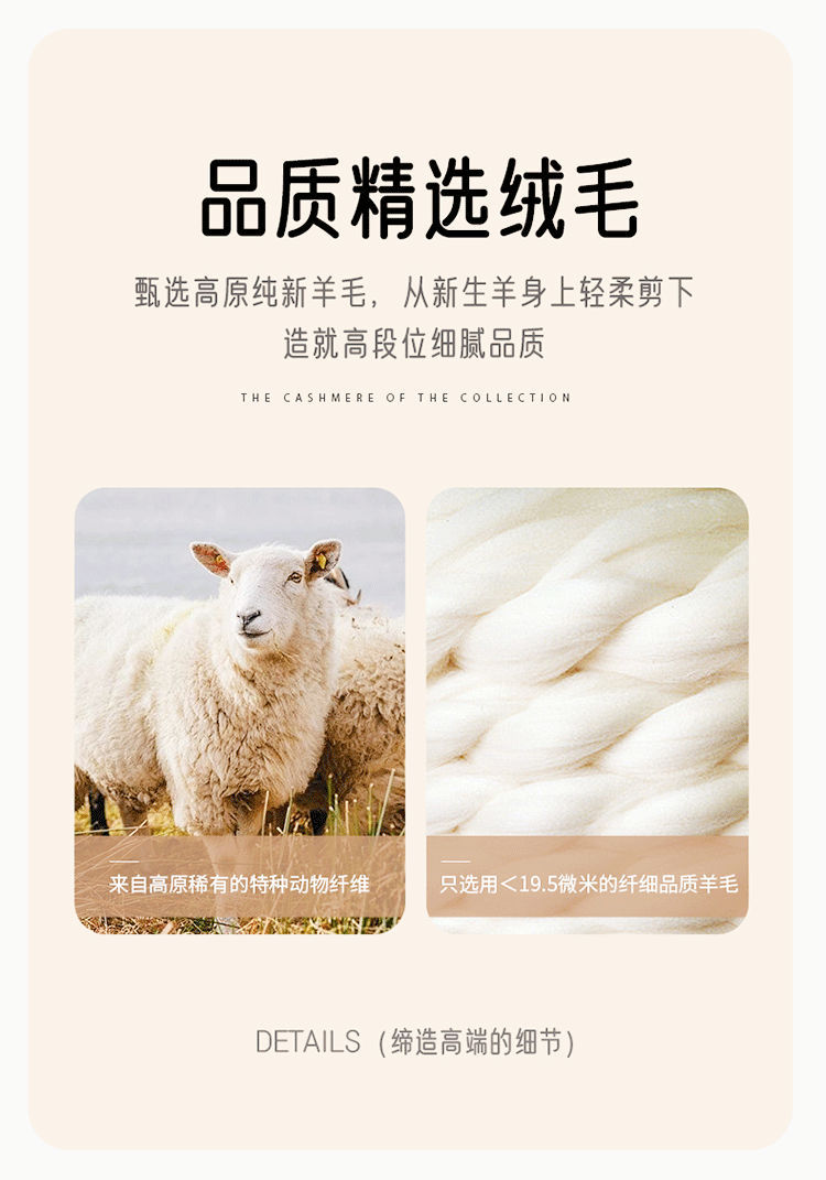 Selected Australian pure wool 100% wool scarf in solid color, versatile for both men and women, new winter warm knitted scarf pic 5