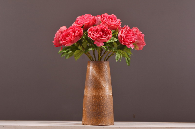 Wholesale of artificial large-branch peonies for home, hotel, restaurant soft decoration, artificial flowers and artificial paeonies from the manufacturer pic 27