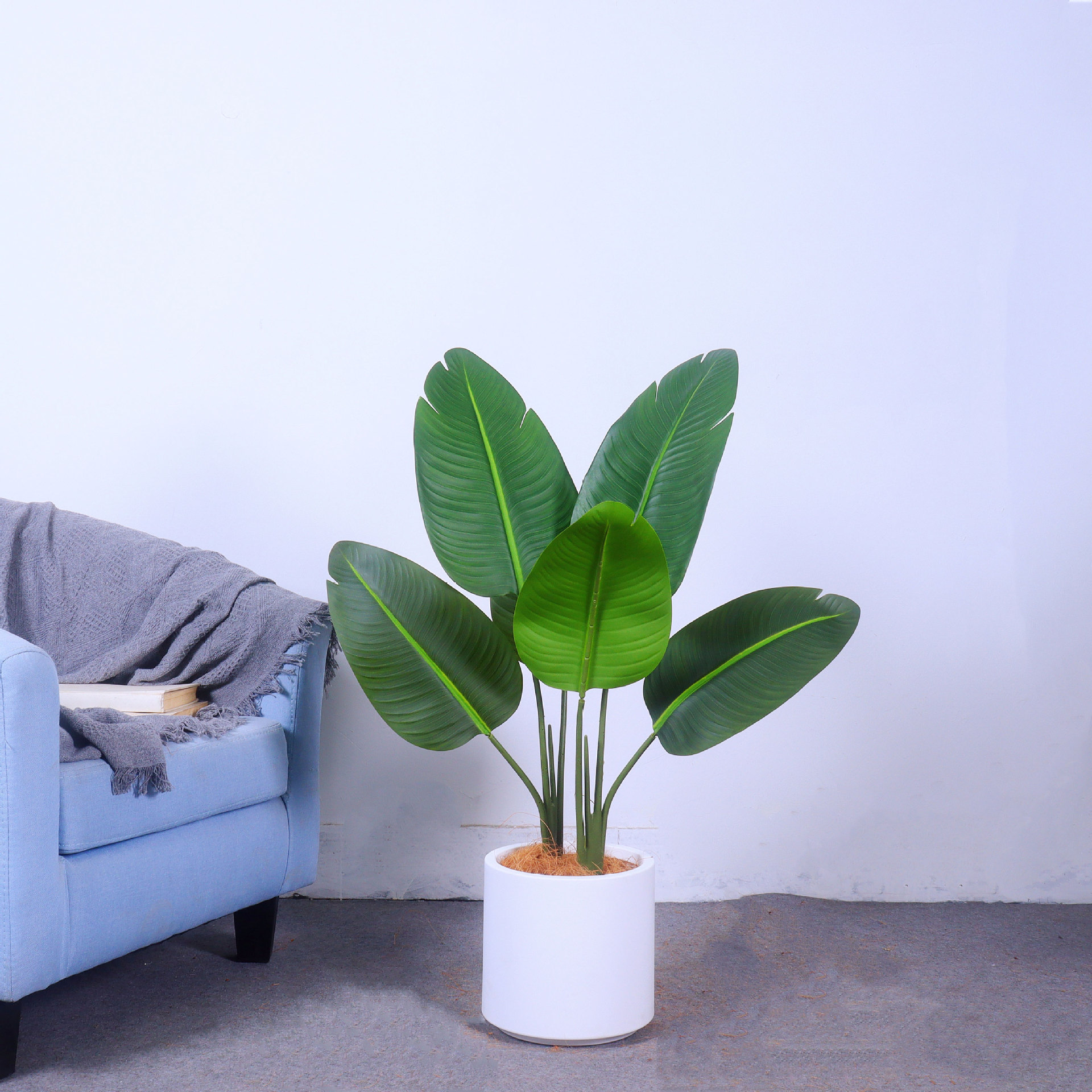 大型北欧仿真植物落地旅人蕉盆景室内装饰假盆栽办公室绿植摆件树高仿真绿植仿真树仿真花详情1