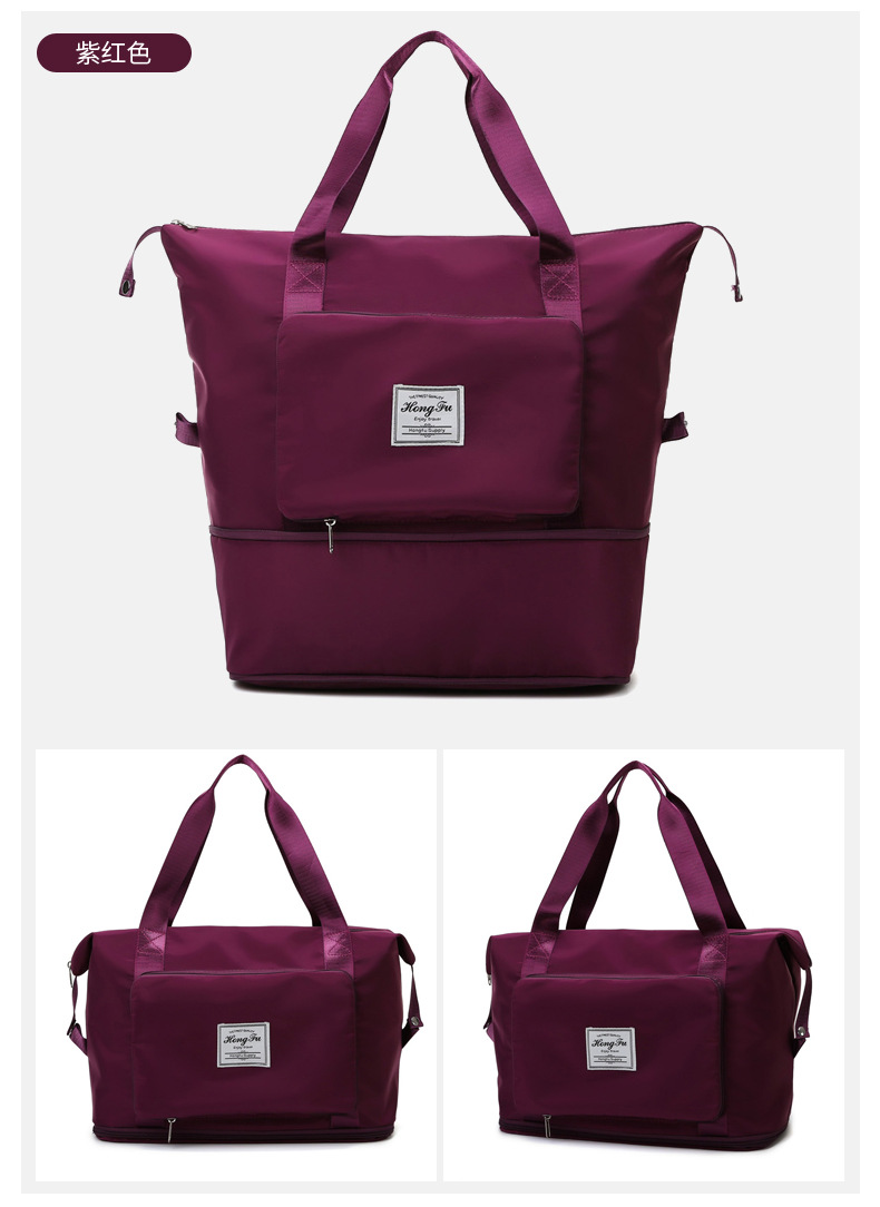 Wholesale dry and wet separation sports hand-held shoulder bags, yoga and fitness bags, folding and storage large-capacity travel bags, LOGO pic 41