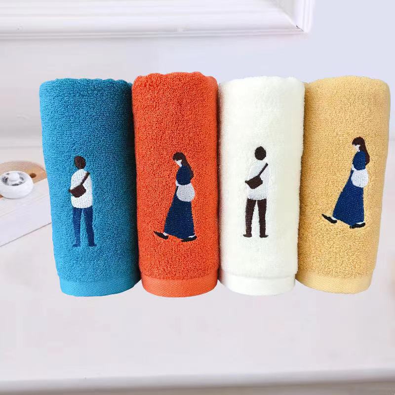 暮色亿清晨纯棉情侣成人家用毛巾洗脸洁面巾婚庆伴手礼品结婚回礼详情1