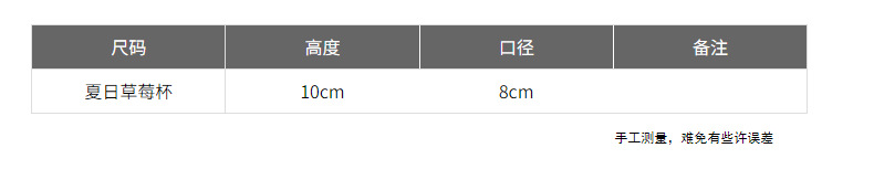 夏日饮品杯清新草莓吸管杯办公耐热玻璃杯学生闺蜜水杯一件代发详情5