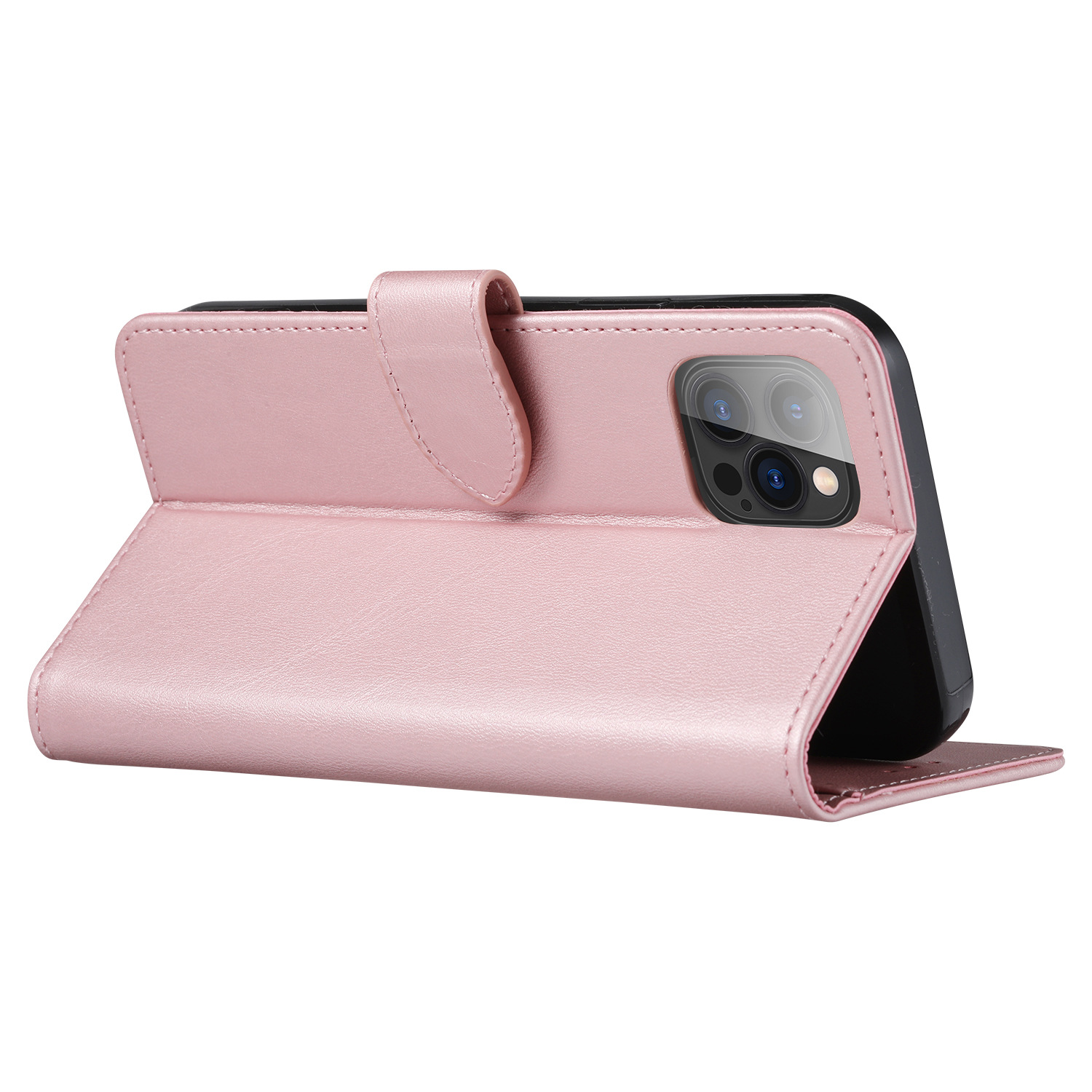 Suitable for iPhone15 wallet case, 8Plus phone case, calfskin genuine leather protective case, and SIM card for iPhone7 pic 11