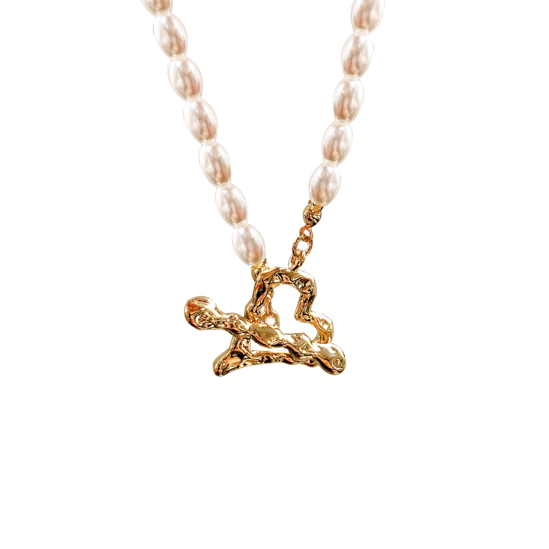 Copper-plated real gold, extended chain, heart-shaped OT buckle, pearl necklace, bracelet buckle, connecting buckle, DIY handmade accessories pic 7