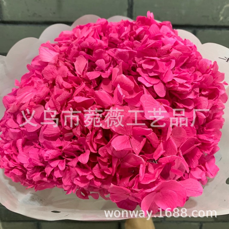 Natural plant, evergreen, large-leaf hydrangea, flower arrangement, handicrafts, soft furnishing grass pic 11