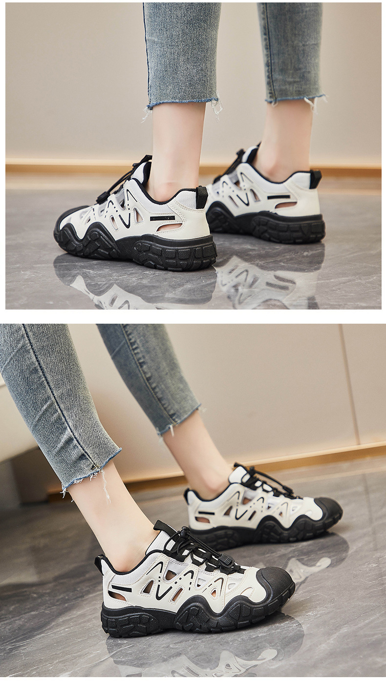 ins韩版新款老爹鞋女2024夏季学生跑步运动休闲镂空透气街拍1571详情22