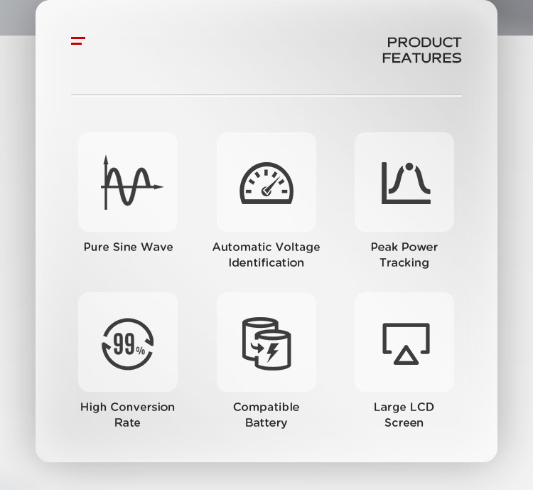 The Liqun solar reverse control integrated machine with a power of 6.2kw is equipped with an mppt solar controller and a hybrid control inverter pic 2