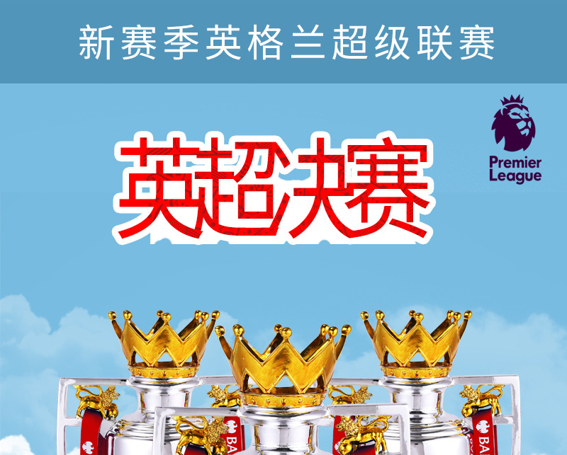 Factory direct supply of Manchester City Premier League trophy resin handicrafts and ornaments, cross-border exclusive supply, supporting engraving factory wholesale pic 8