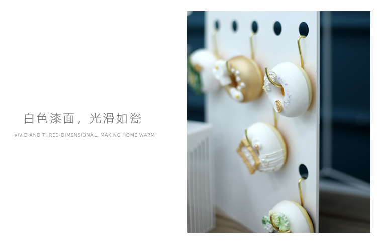 甜蜜蜜欧式婚礼甜品台摆件 白色铁艺蛋糕架 周岁宴纯色金属蛋糕盘详情4